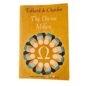The Divine Milieu Teilhard de Chardin Vintage 1965 Harper Torchbook Paperback